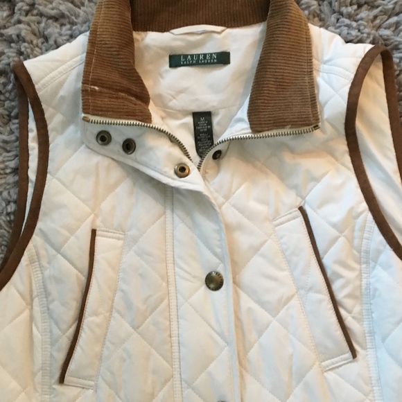 Ralph Lauren White quilted Vest - Picture 3 of 5